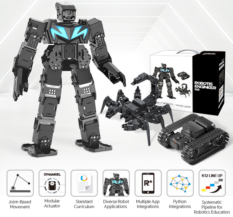 Features of the Robotis Engineer Kit 2 robotic kit